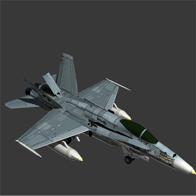普安3D舰载战斗机模型